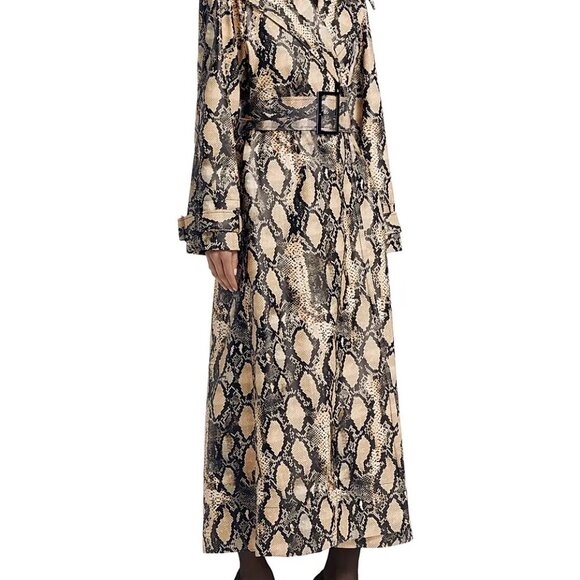 TOCCIN Chloe Snakeskin Trench - Picture 5 of 6
